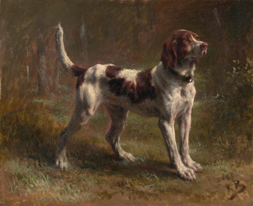 A Limier Briquet Hound by Роза Бонёр — digital art print download