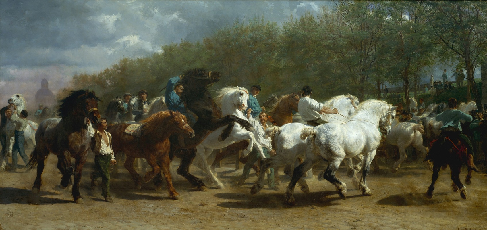 The Horse Fair by Роза Бонёр — digital art print download
