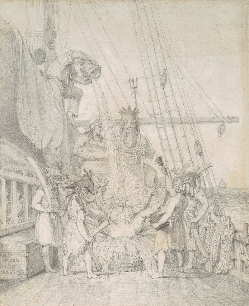 Crossing the Tropic, Oct. 15, 1826 — Richard Bridgens