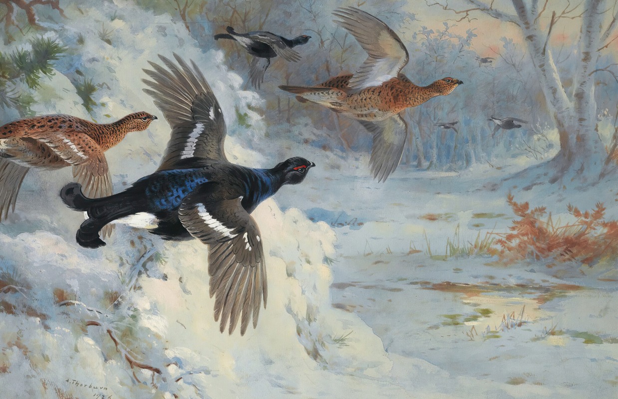 Through The Snowy Coverts-Blackgame — Арчибальд Торберн