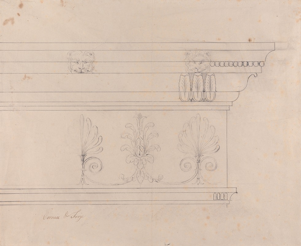 Headfort House: Cornice and Frieze — Robert Adam