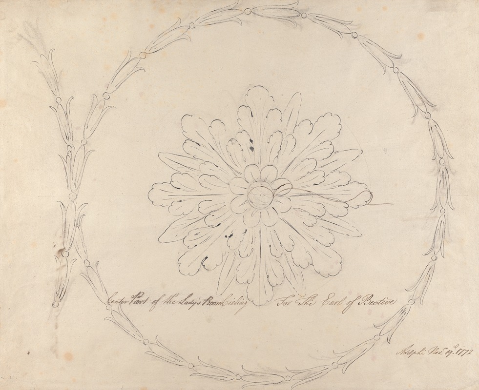 Headfort House: Lady's Room Ceiling — Роберт Адам