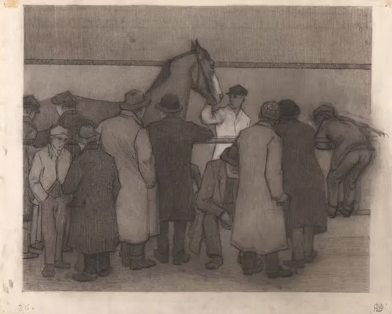 Sale at Ward's Repository, No. 2 — Robert Polhill Bevan