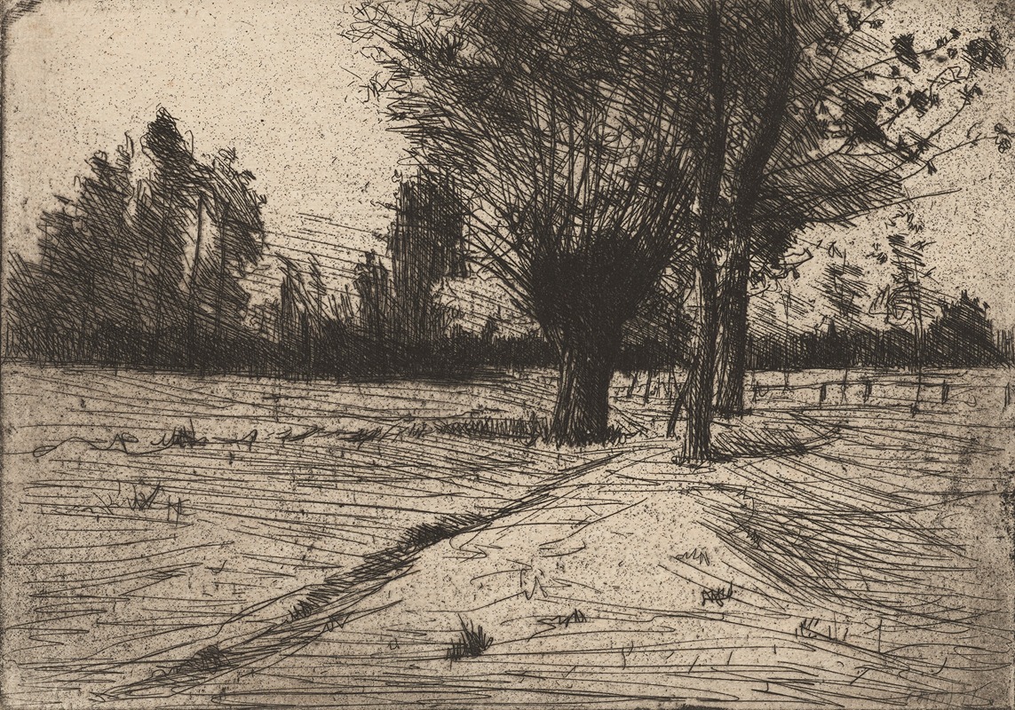 Paysage avec des arbres by Родерик О'Конор, 1897-1898 — digital art print download