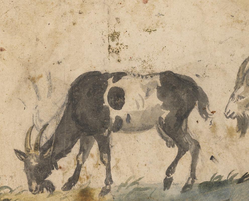 Study of Goats by Лука Кранах Старший — digital art print download