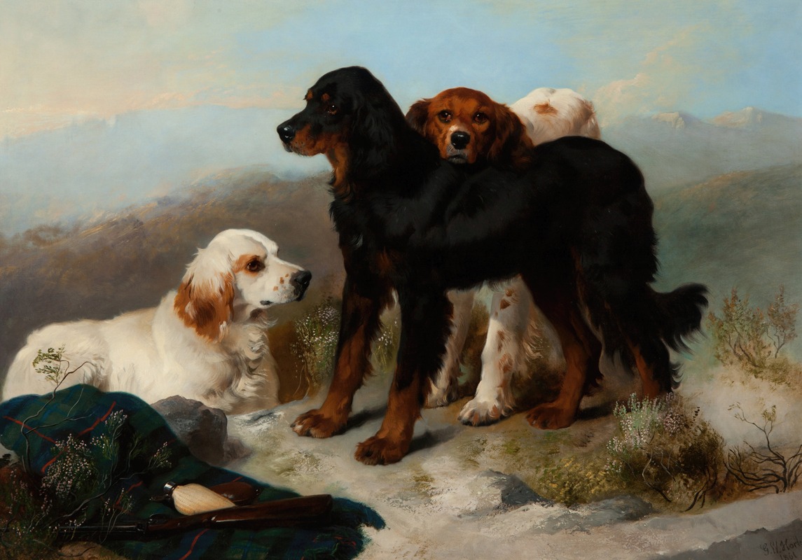 Ready for sport by George W. Horlor, 1861 — digital art print download