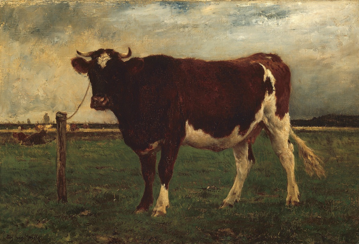 Study of a Cow by Эмиль ван Марке — digital art print download
