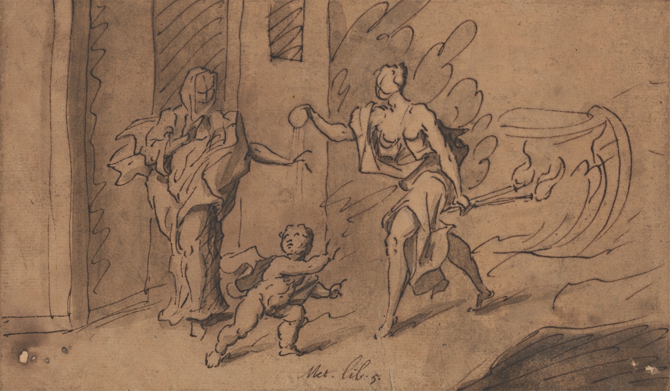 Ceres and Abas: Ovid, Metamorphoses, Book 5 — Thomas Carwitham