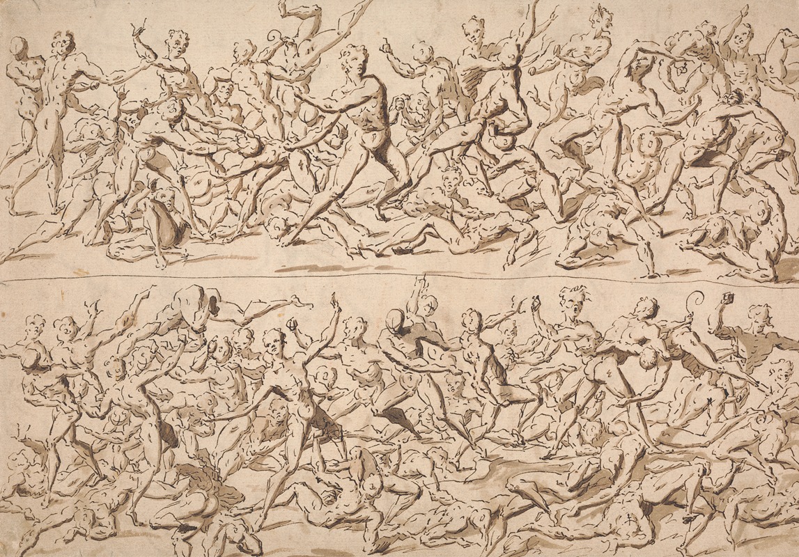 Figure studies by Thomas Carwitham, 1723 — digital art print download