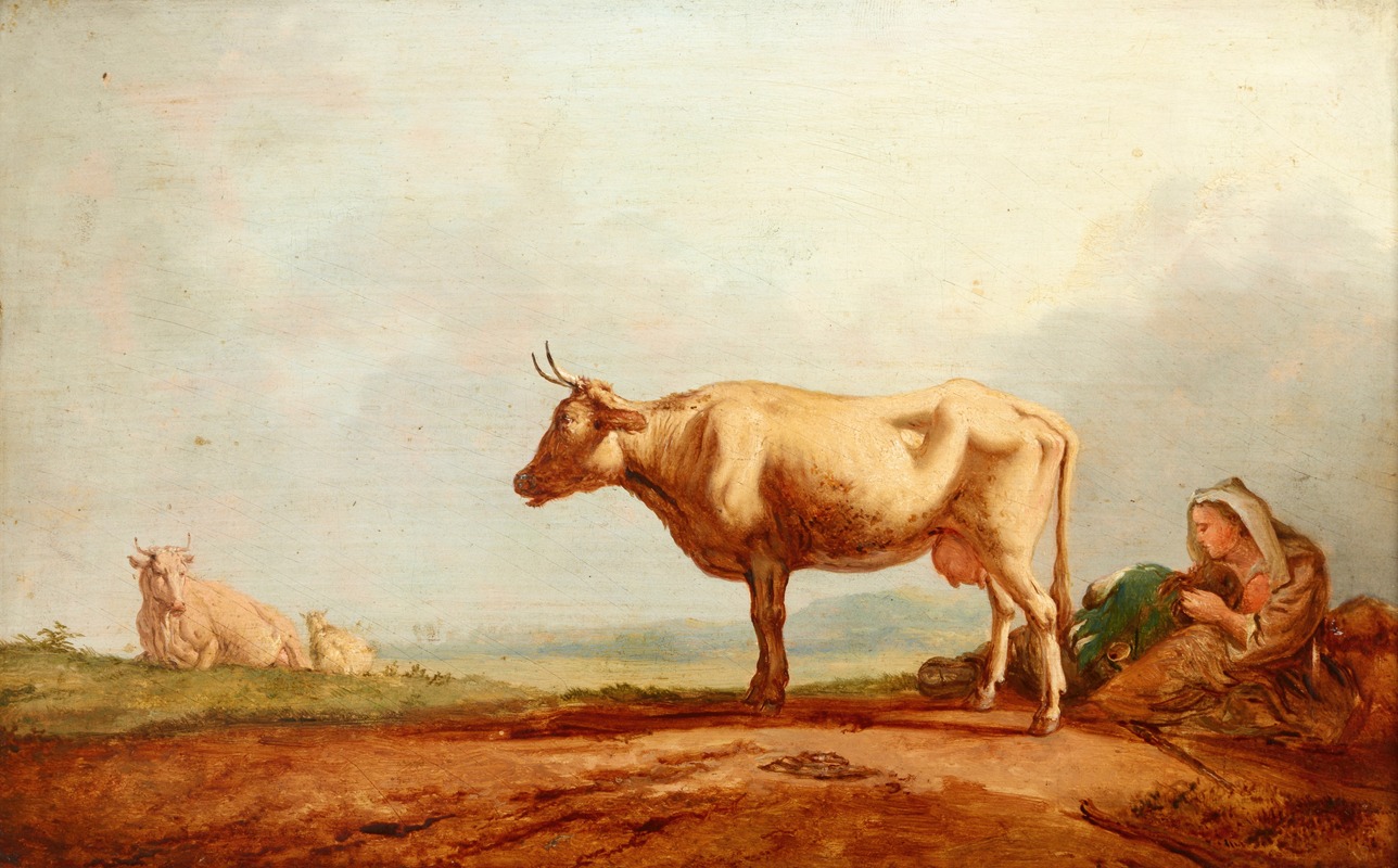 Cows at Pasture by Jacob van Strij — digital art print download