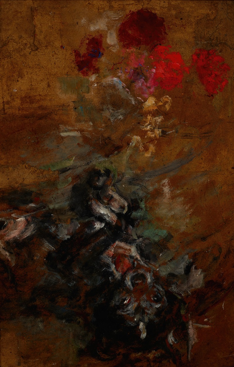Artist's Doggy Qui-Qui — Olga Boznanska