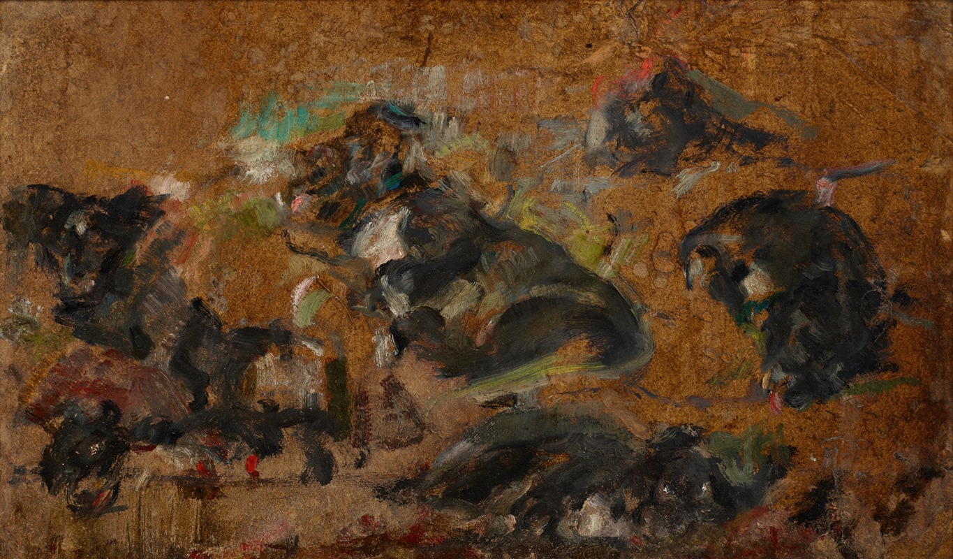 Sketches of Dogs — Olga Boznanska