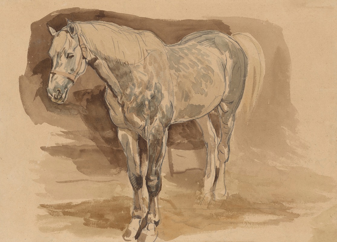 Studium jabłkowitego konia by Пётр Михаловский, 1845-1850 — digital art print download