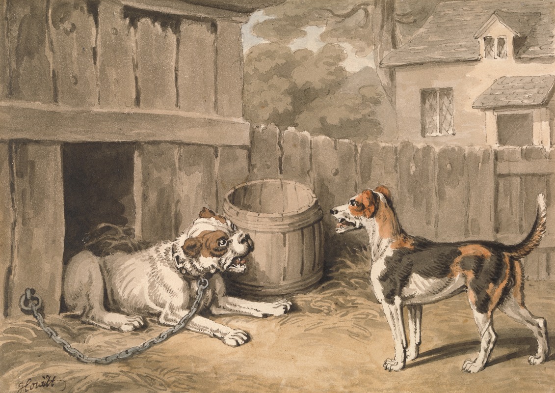 The Mischievous Dog by Самуэль Ховитт — digital art print download