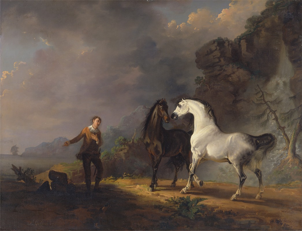 Gulliver Addressing the Houyhnhnms — Sawrey Gilpin