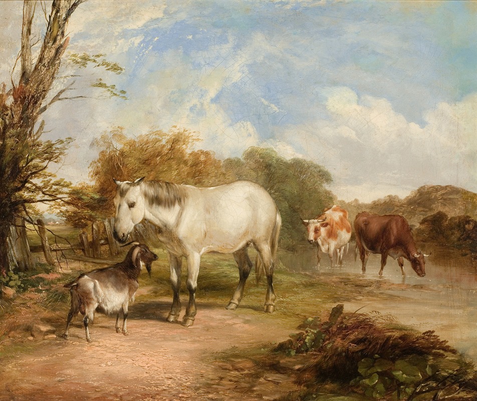 Pastoral Scene with Horse — Томас Сидни Купер