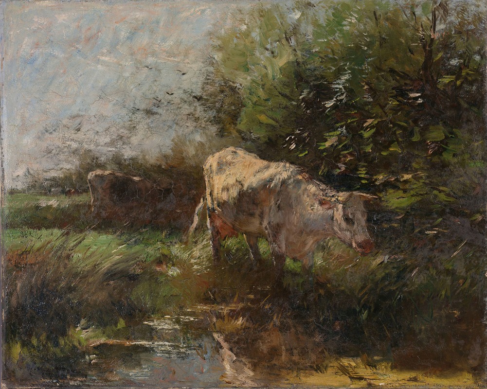 Meadow with Cows by Виллем Марис — digital art print download