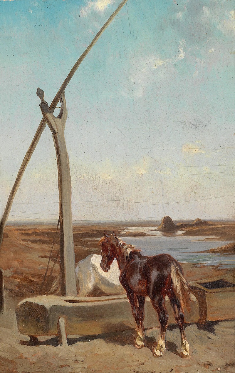 Motiv aus der Puszta — August von Pettenkofen