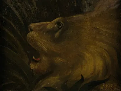 Tête de lion by Henri Rousseau — digital art print download