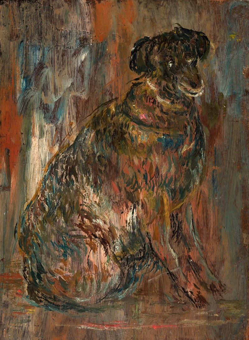 Study of a dog (Malina) — Тадеуш Маковский