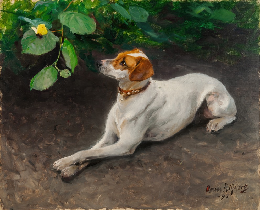 Portrait of a Dog — Bruno Liljefors