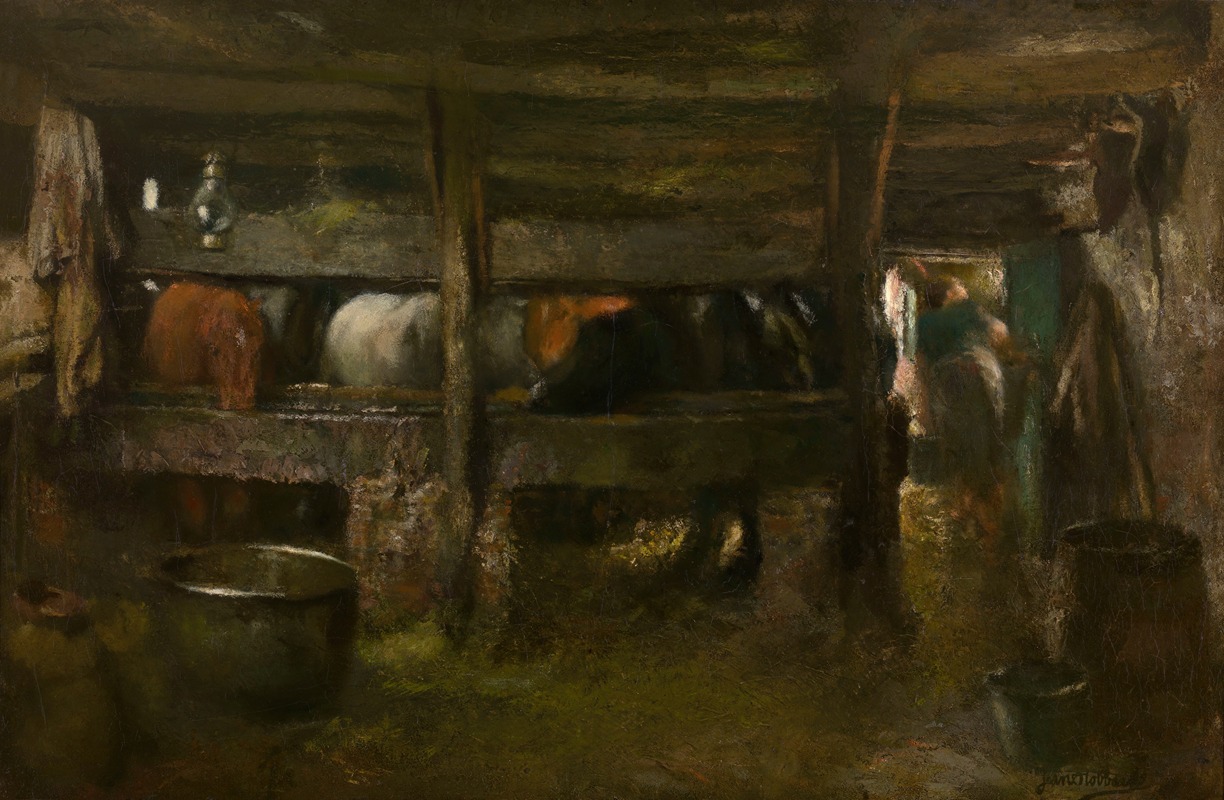 Horse Stable by Ян Стоббаертс — digital art print download