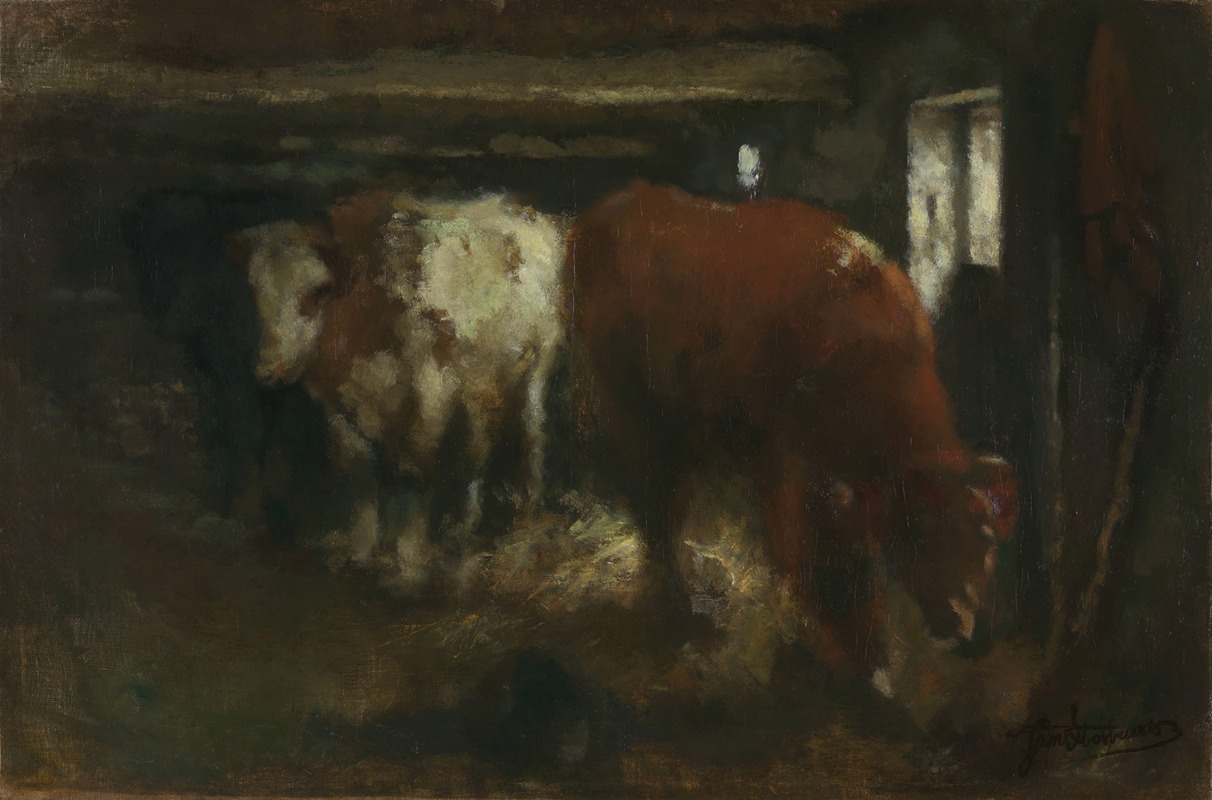 Slaughter shed by Jan Stobbaerts — digital art print download