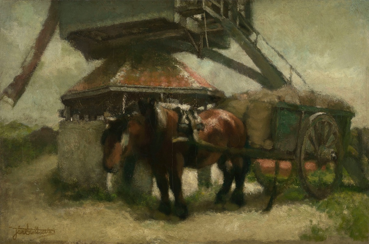 The Windmill at Kiel by Ян Стоббаертс — digital art print download