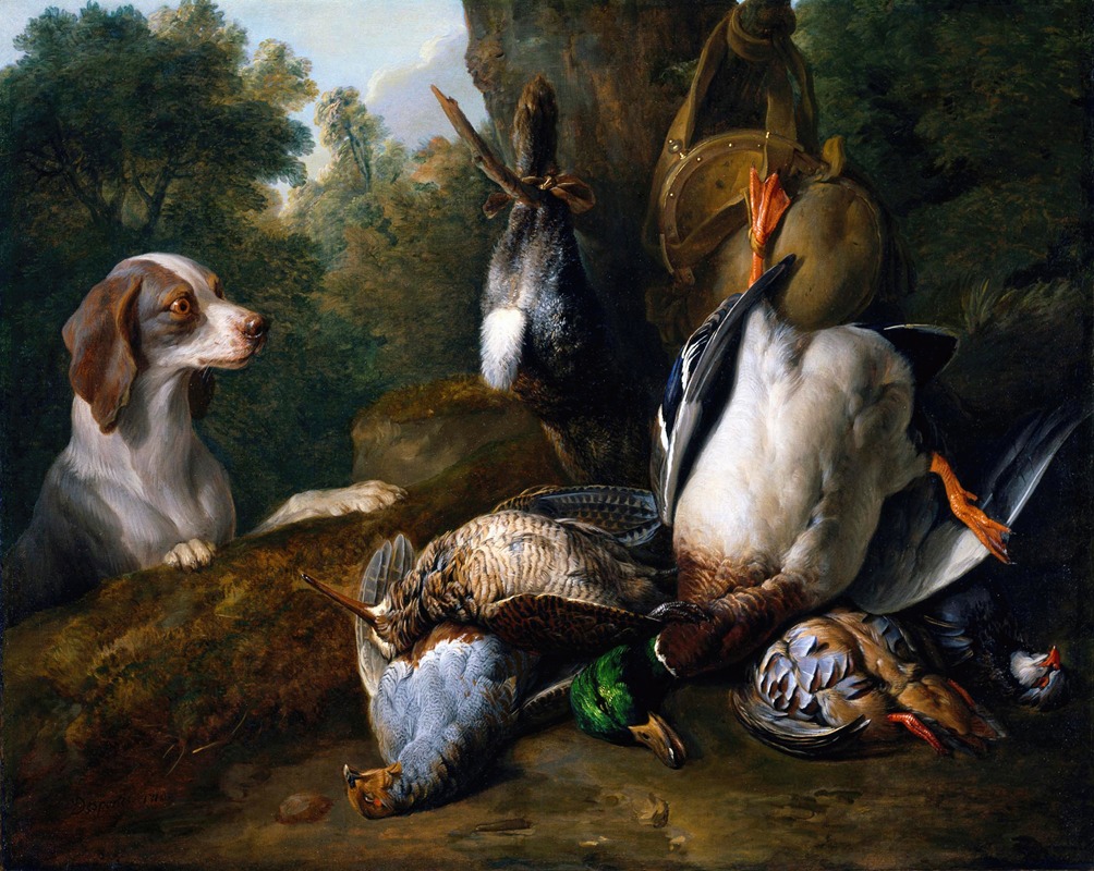 Still Life with Dog and Game — Александр Франсуа Деспор