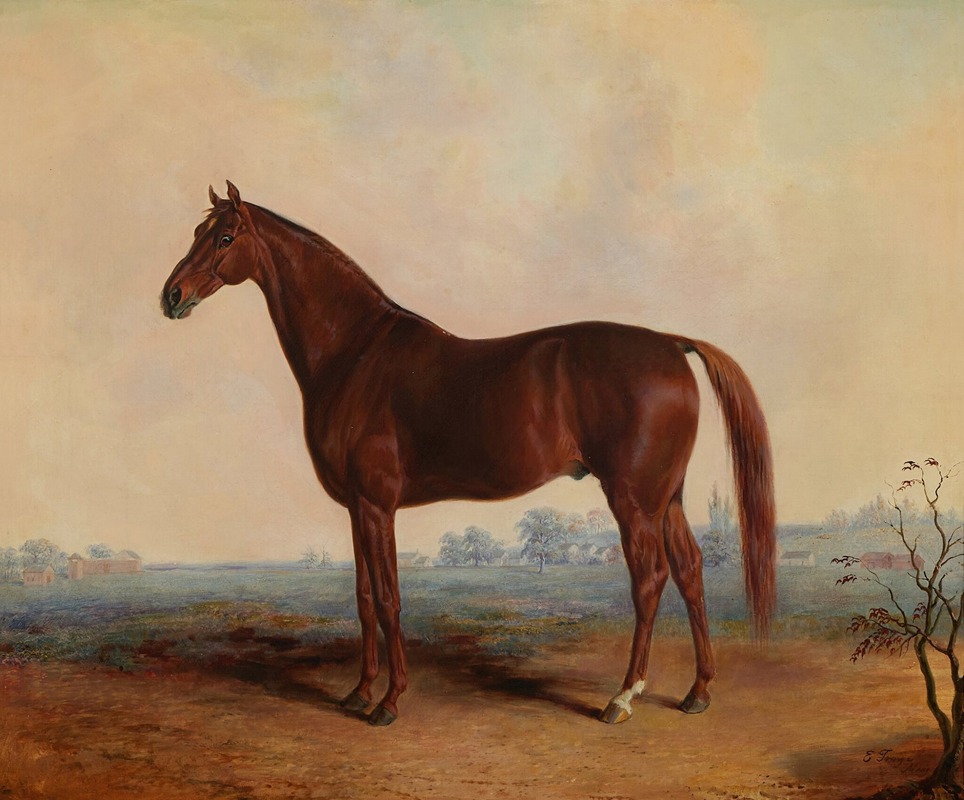 Henry in a Landscape by Edward Troye, 1834 — digital art print download