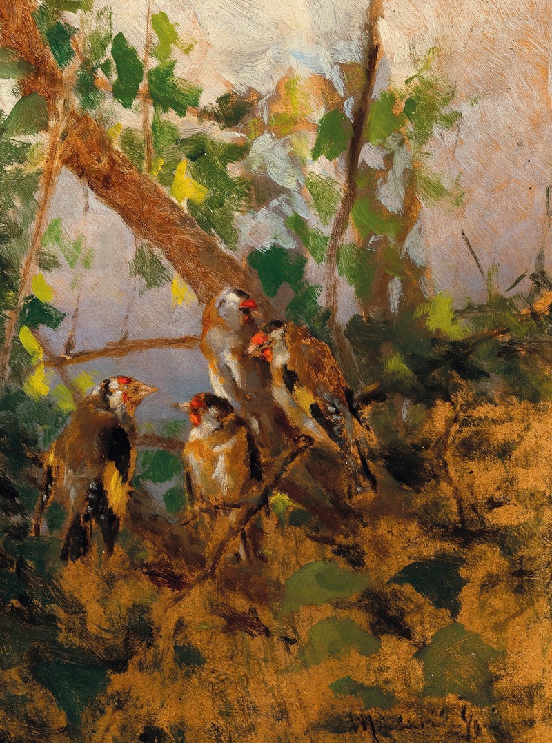 Songbirds by Gyulio von Madarasz — digital art print download