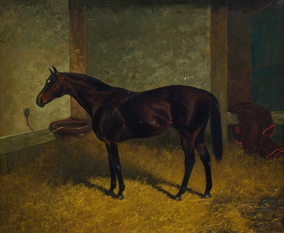 Hastings in a Stable by Генри Сталл, 1902 — digital art print download