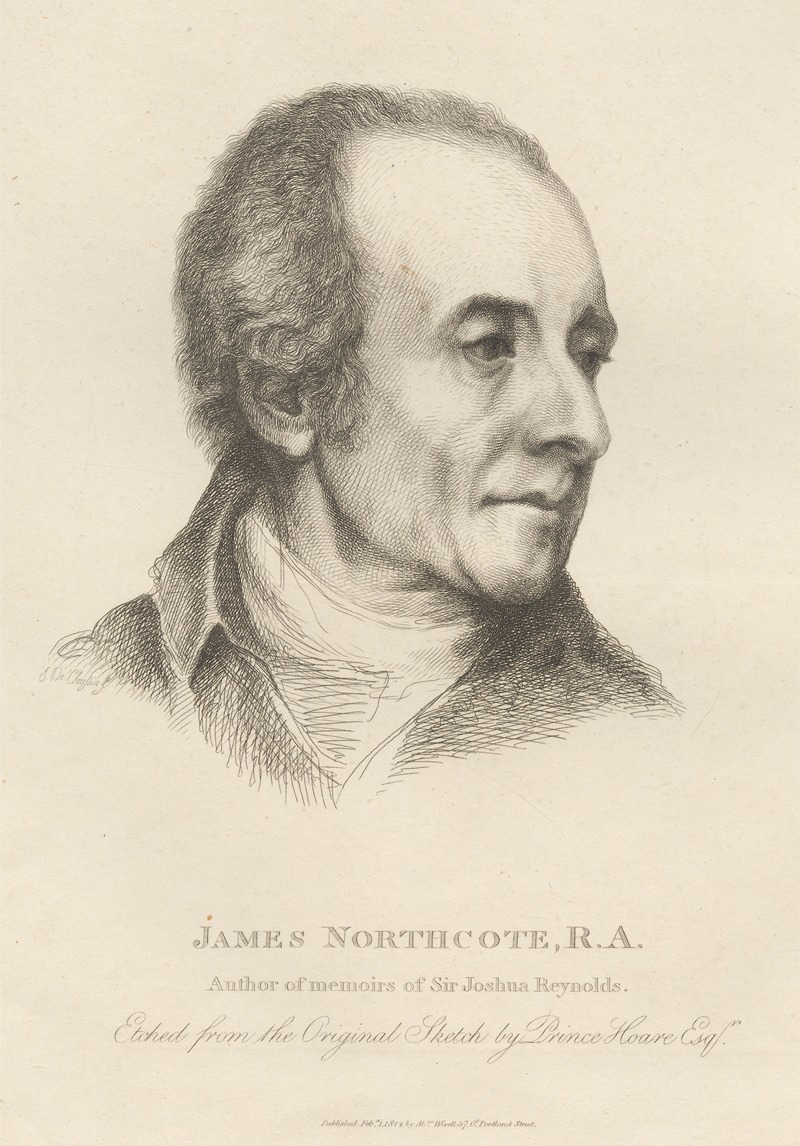 James Northcote, R.A. by Chevalier Ignace Joseph de Claussin, 1814 — digital art print download