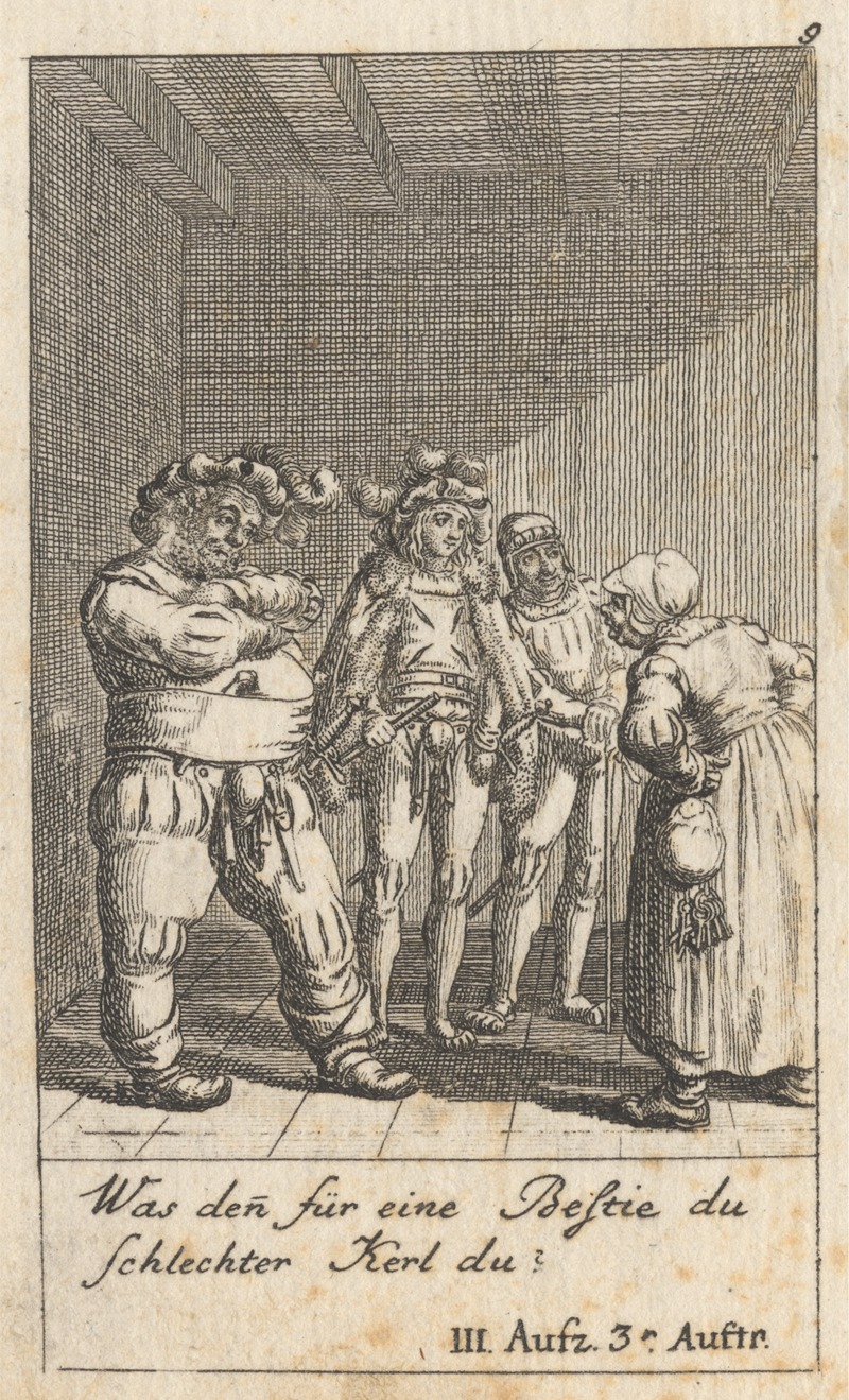'Henry IV, Part I,' Act III, Scene III — Daniel Nikolaus Chodowiecki