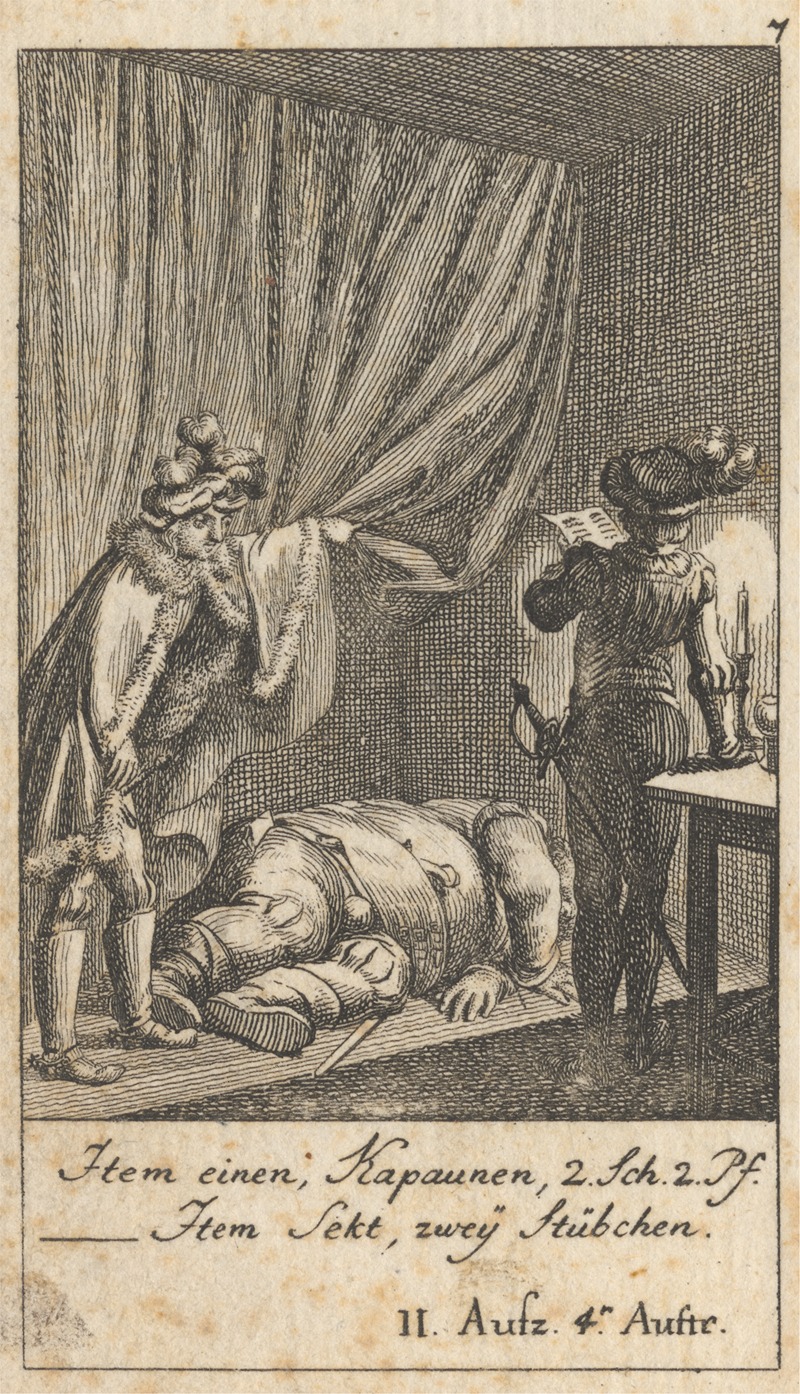 'Henry IV, Part I,' Act II, Scene IV.. — Daniel Nikolaus Chodowiecki