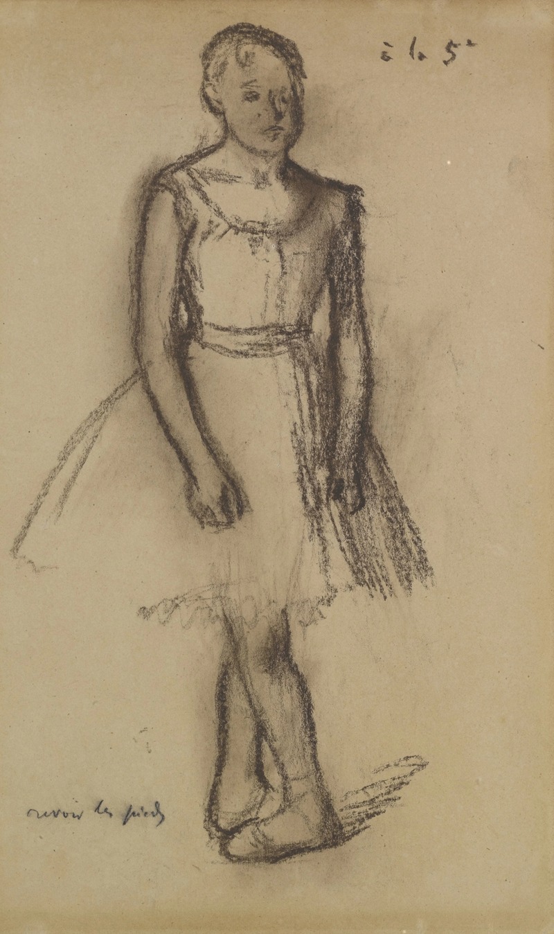 Danseuse en cinquième position by Эдгар Дега — digital art print download