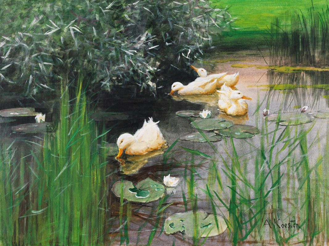Enten im Seerosenteich — Александр Кёстер