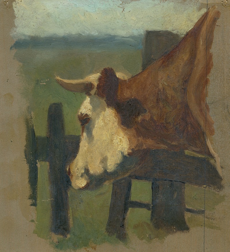 Cow (head and neck) in a pasture — Floris Verster