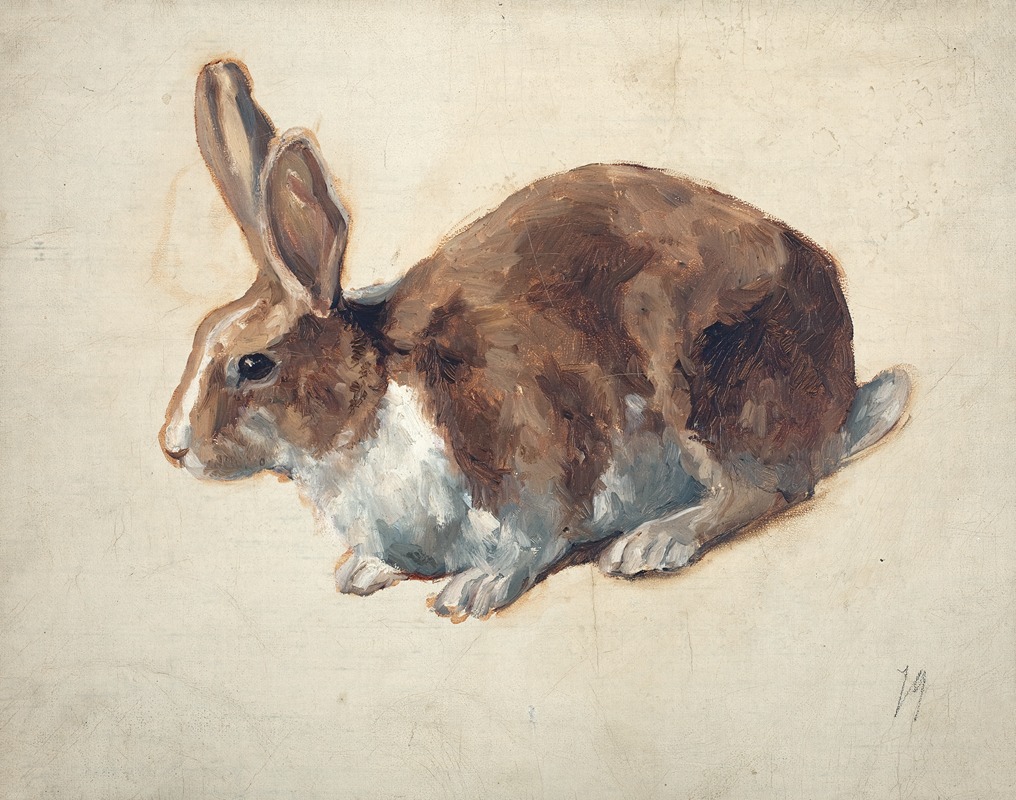 Rabbit by Флорис Верстер, 1879 — digital art print download