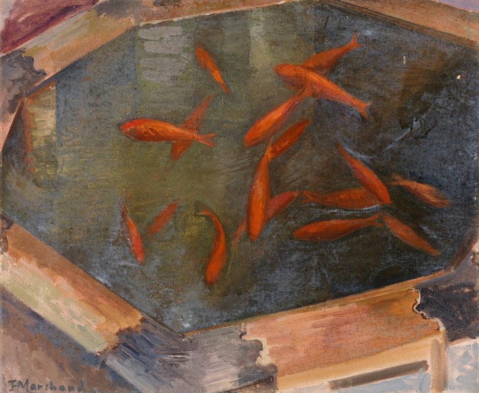 Goldfish by Жан Ипполит Маршан — digital art print download