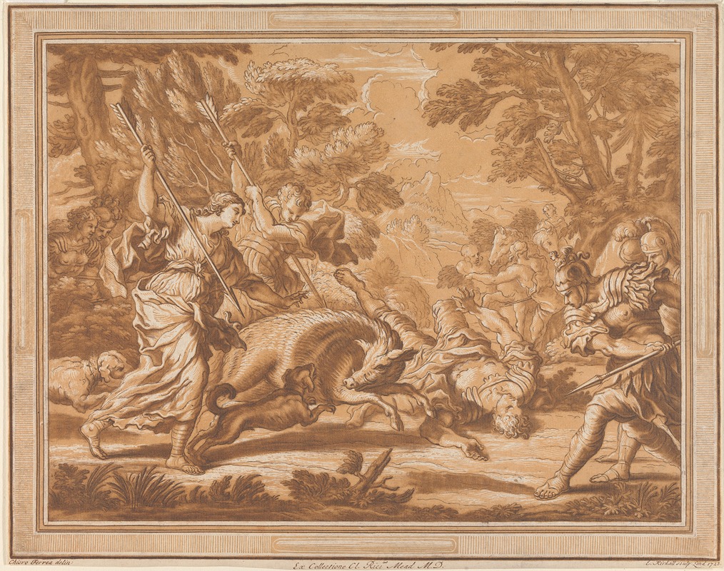 The Death of Adonis — Elisha Kirkall