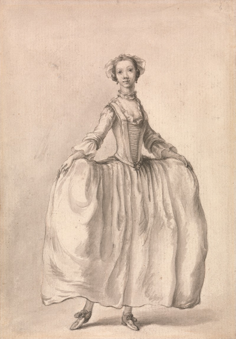 Standing Figure of a Lady — Francis Hayman