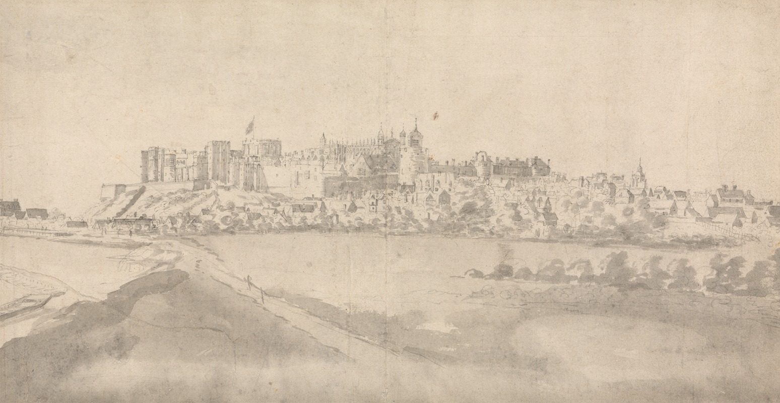View of Windsor Castle by Фрэнсис Плейс — digital art print download