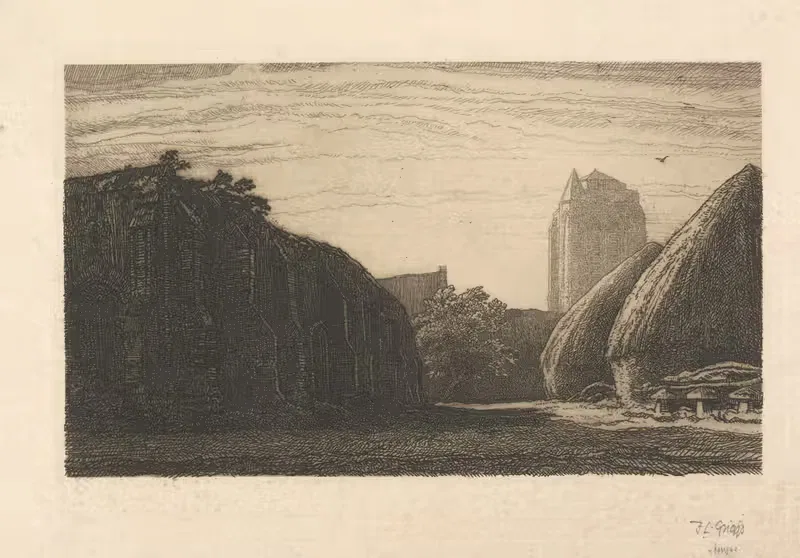 Maur's Farm by Frederick Landseer Maur Griggs, 1913 — digital art print download