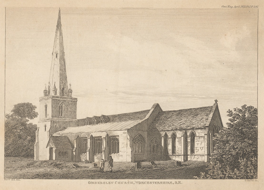 Ombersley Church, Worcestershire, S.E. — Джордж Холлис
