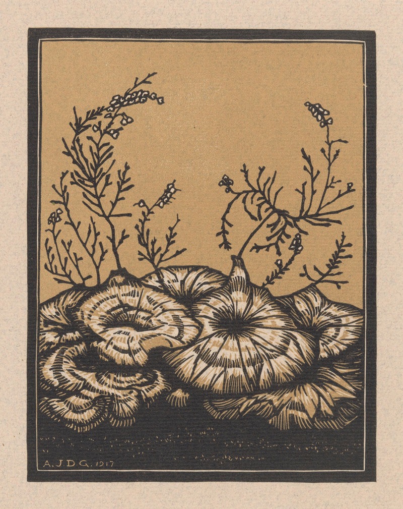 Flowering plants by Джули де Грааг, 1917 — digital art print download