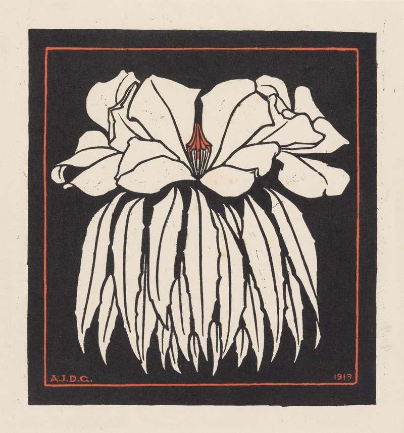 Godetia by Джули де Грааг, 1919 — digital art print download