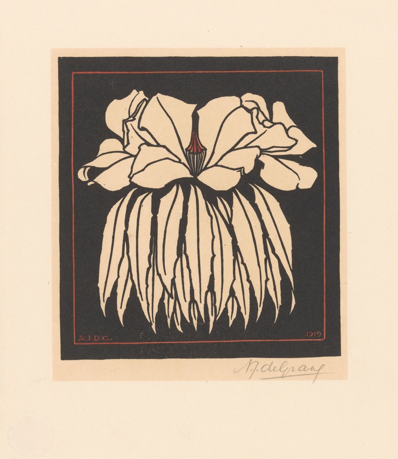 Godetia. by Джули де Грааг, 1919 — digital art print download