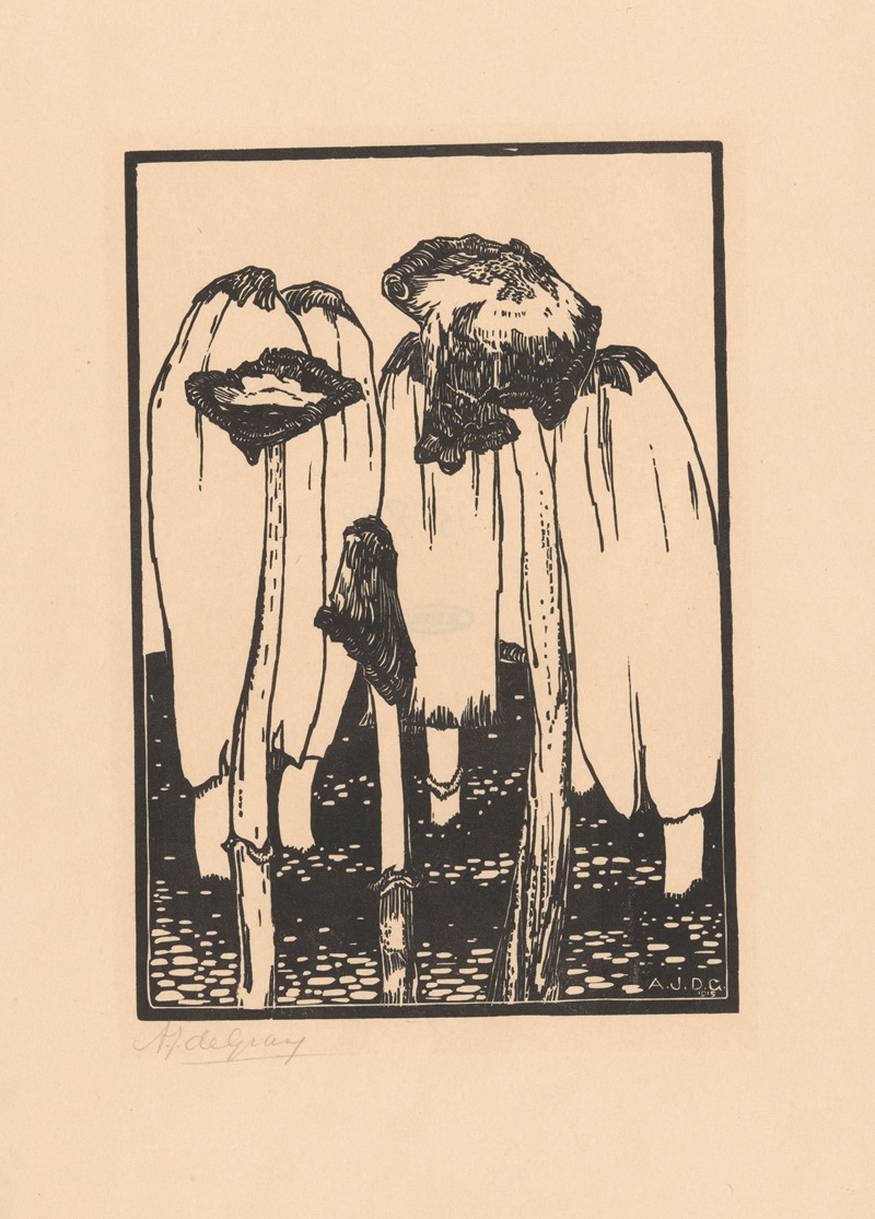 Inktzwammen by Julie de Graag, 1915 — digital art print download