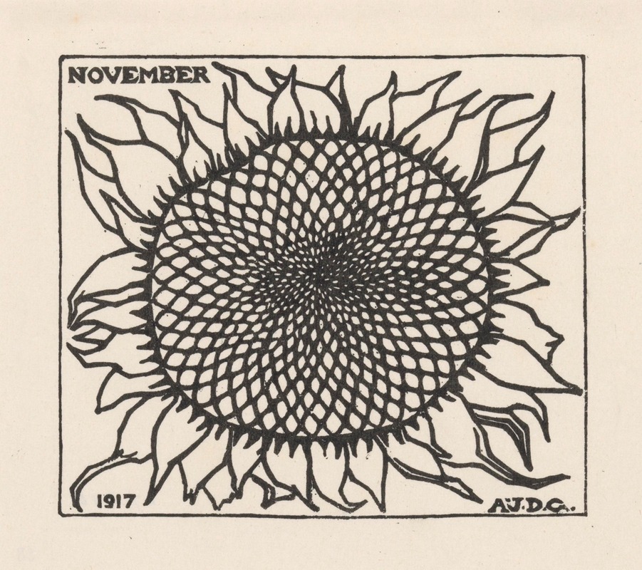 November by Джули де Грааг, 1917 — digital art print download